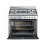Piano de cuisson GAZ SMEG CX90GM Esthétique Classica Concerto INOX 90 cm