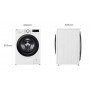 Lave-linge séchant LG F964R35WRS 9/6kg
