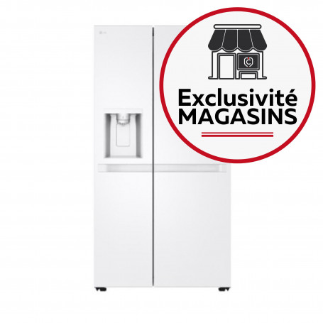 Réfrigérateur américain LG GSLC40SWPE Blanc
