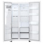Réfrigérateur américain LG GSLC40SWPE Blanc