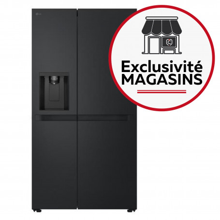 Réfrigérateur américain LG GSLC40EPPE Noir