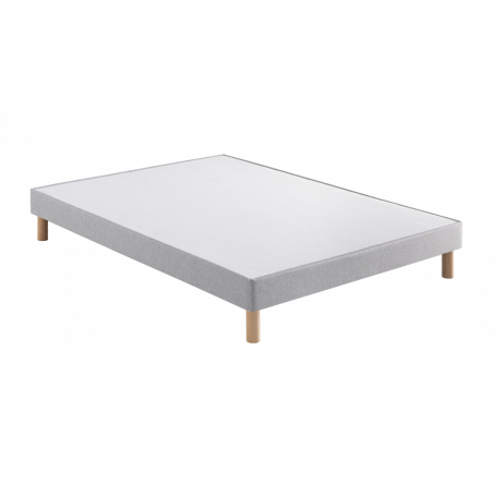 Sommier PLS UNIQUE 3 - Gris souris - 140 x 190cm