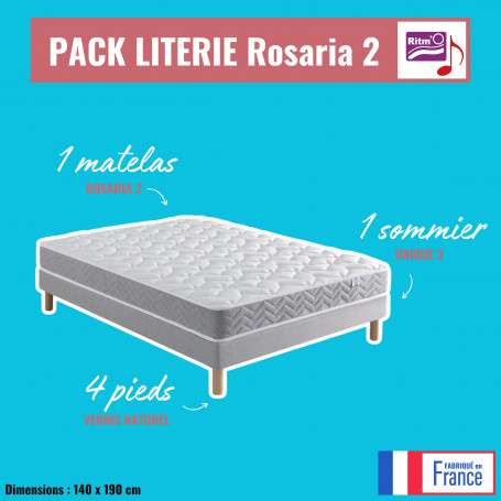 Pack LITERIE ROSARIA 2 - 140x190cm