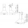 Hotte décorative murale SMEG KDC91XE3