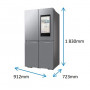 Réfrigérateur multi-portes SAMSUNG RF65DG9H0ESR 636L