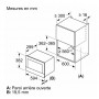 Micro-ondes intégrable Noir BOSCH BFL7221B1 Série 8