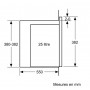 Micro-ondes intégrable BOSCH BFL554MS1F Inox Série 6