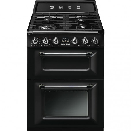 Cuisinière GAZ  SMEG TR62BL VICTORIA NOIR - 60cm