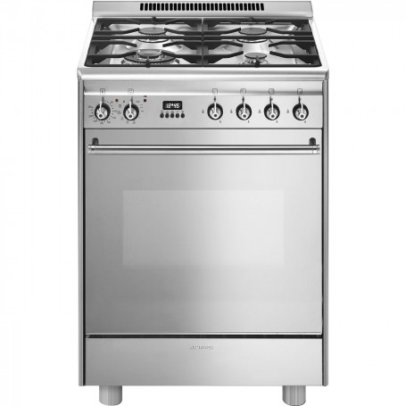 Cuisinière 60 cm GAZ SMEG GP61X9 Classica Concerto INOX
