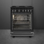 Cuisinière 60 cm GAZ SMEG CX61GMBL CLASSICA CONCERTO NOIR