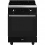 Cuisinière 60 cm INDUCTION SMEG C6IMBLT2 CLASSICA CONCERTO NOIR