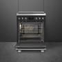 Cuisinière 60 cm INDUCTION SMEG C6IPMBM2 CLASSICA CONCERTO NOIR