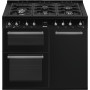 Piano de cuisson GAZ SMEG  CX103GMBL Esthétique Classica Concerto Noir 100 cm