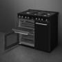 Piano de cuisson GAZ SMEG  CX103GMBL Esthétique Classica Concerto Noir 100 cm