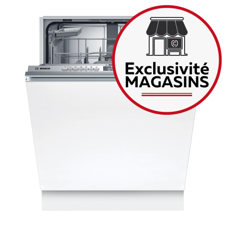 Lave vaisselle tout intégrable BOSCH Série 4 SMV4HUX04E - 60cm