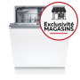 Lave vaisselle tout intégrable BOSCH Série 4 SMV4HUX04E - 60cm