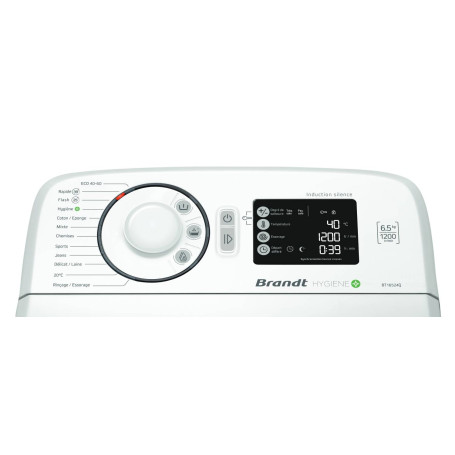 Lave-linge top BRANDT BT16524Q 6,5kg 1200 tours/minutes