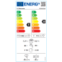Lave-linge séchant LG F854M20WR 8 kg (Lavage) / - 5 kg (séchage) étiquette énergétique