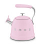 Bouilloire sifflante SMEG Rose WKF01PK