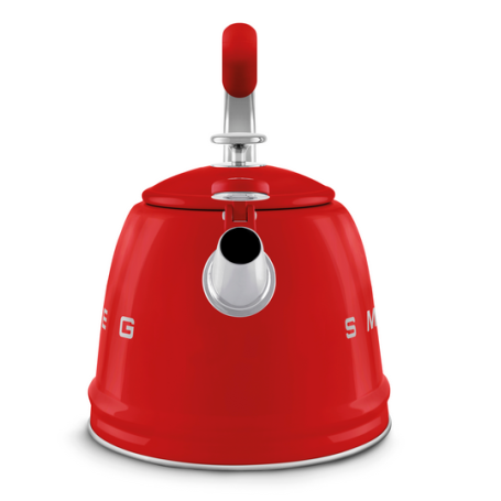 Bouilloire sifflante SMEG Rouge WKF01RD