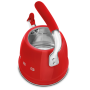 Bouilloire sifflante SMEG Rouge WKF01RD