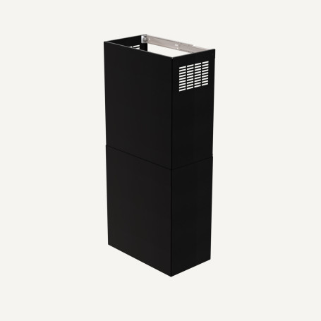 Extension de cheminée (partie haute + partie basse) 78cm en inox noir (128830)