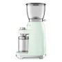 SMEG CGF11PGEU - Broyeur à Café Années 50 Vert Pastel : coté droit