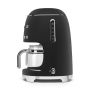 Cafetière filtre SMEG DCF02BLMEU Noir mat - Design rétro années 50