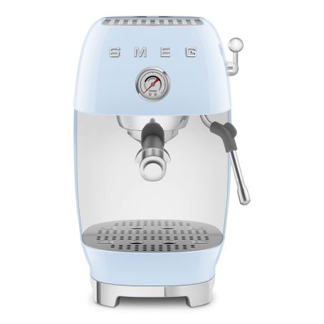 Machine à café Expresso et Cold Brew SMEG ECF03PBEU Années 50 Bleu Azur