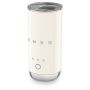 Emulsionneur de lait SMEG MFF02CREU - Design rétro années 50 crème