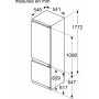 Réfrigérateur combiné intégrable BOSCH Série 2 KIV87NSE0