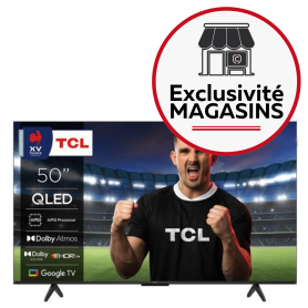 TV 4K QLED Google TV TCL 50P79K 50" 126 cm Exclusivité Magasin Pluneret