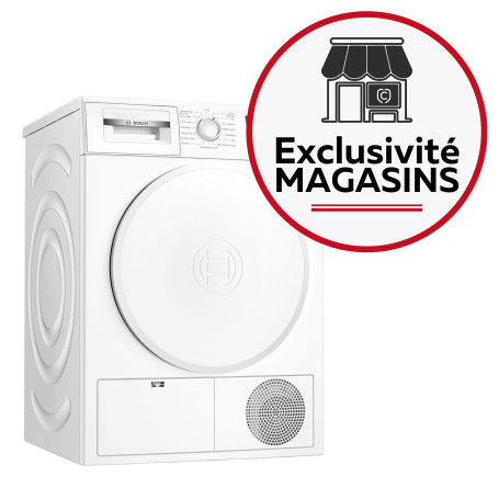 Sèche linge pompe à chaleur BOSCH Série 4 WTH8300DFR - 8kg