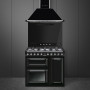 Piano de cuisson GAZ SMEG TR93BL - 90cm