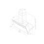 Hotte décorative murale ELICA MAJESTIC PRF0116967A