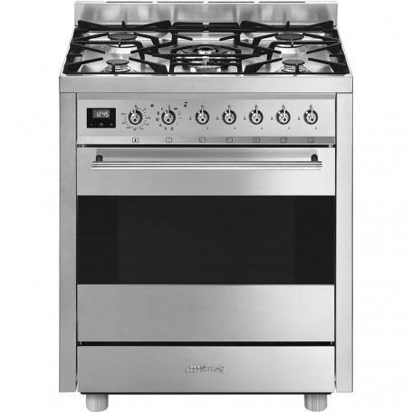 Piano de cuisson 70cm GAZ SMEG C7GPX9 CLASSICA SINFONIA INOX