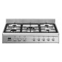 Piano de cuisson GAZ SMEG SCB92MX8 Esthétique Classica Concerto 90 cm