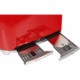 Toaster SMEG Rouge TSF03RDEU
