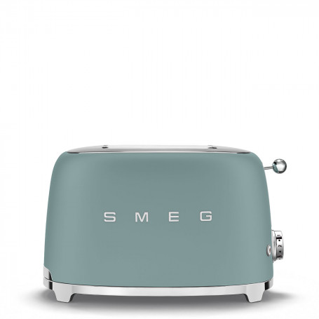 Toaster SMEG Vert Émeraude Mat TSF01EGMEU