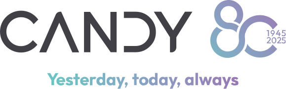 Logo de la marque Candy, chez Ménachoc