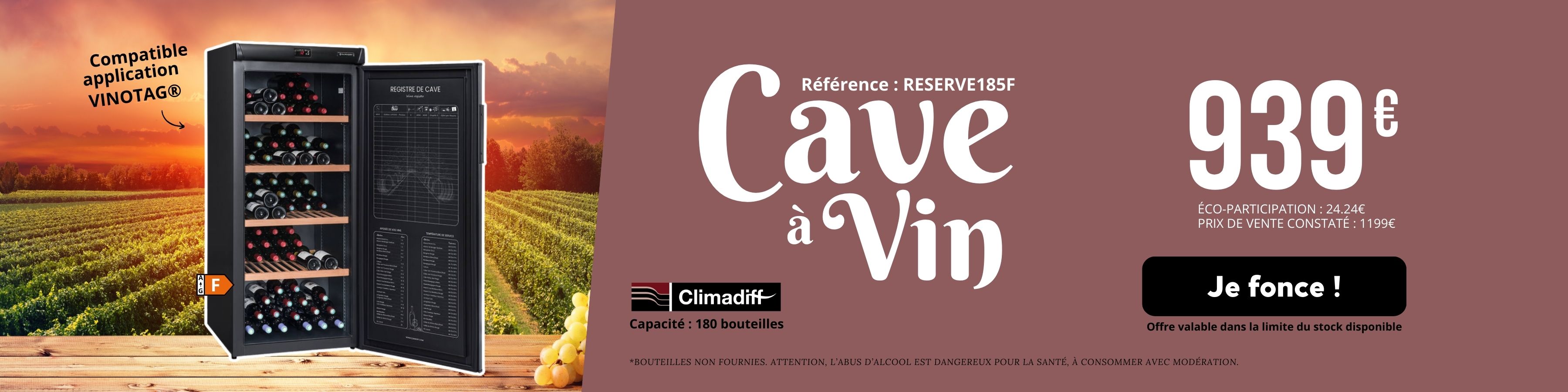 RESERVE185F à 939€